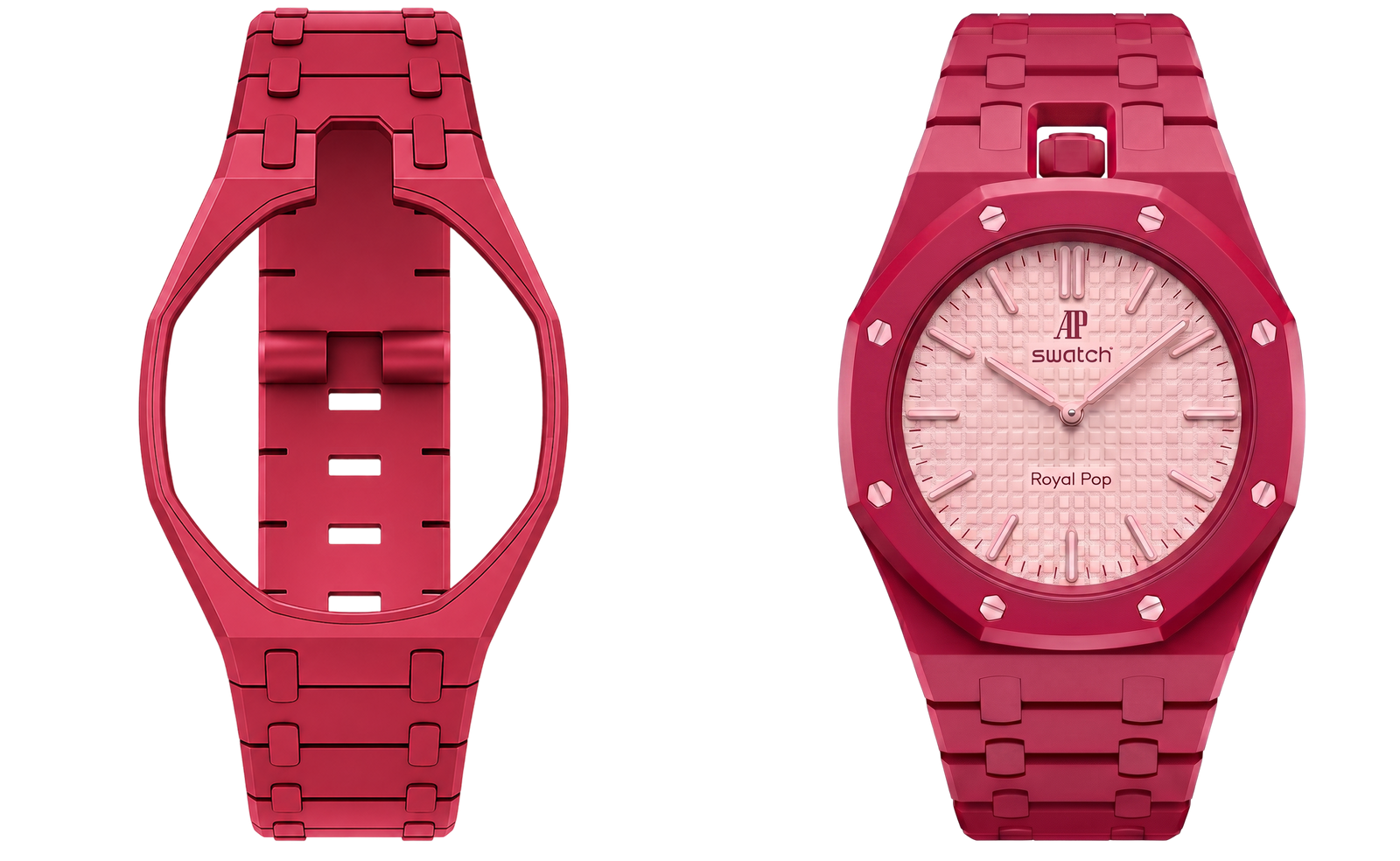 Royal Swatch link strap