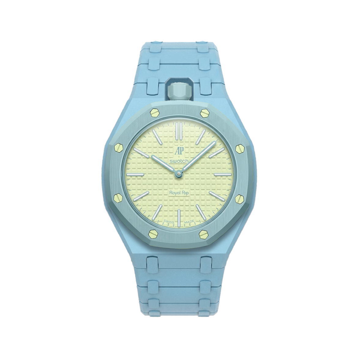 Baby blue link strap