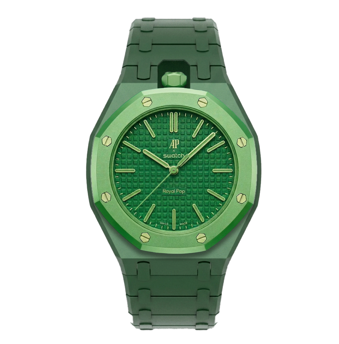 Green link strap